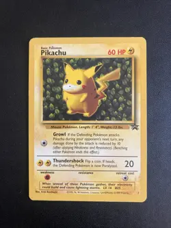 Pikachu - # 1 - Black Star Promo Rare WOTC TCG - Pokemon Card - NM - Image 1