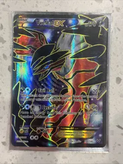 Pokemon TCG Yveltal EX Holo Full Art Ultra Rare Card 144/146 XY Base Set - Image 1