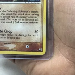Sudowoodo Rare Holo Pokemon Card 2005 - 15/115 Stamped LP - Image 4