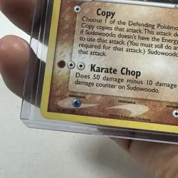 Sudowoodo Rare Holo Pokemon Card 2005 - 15/115 Stamped LP - Image 5