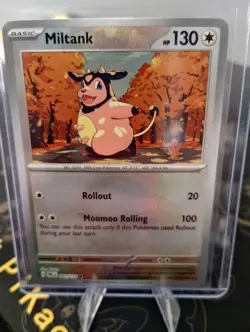 Pokemon Prismatic Evolutions Miltank TCG Card 081/131 Pokeball Pattern NM - Image 1