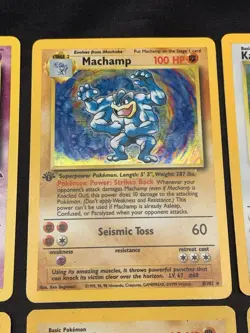 Vintage Pokemon Cards Rare Holo Lot WOTC MP/HP Hitmonlee, Hitmonchan, Hitmontop - Image 3