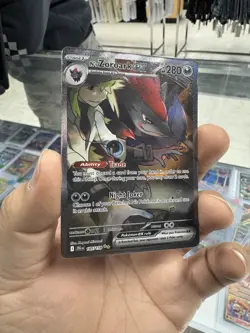 N's Zoroark ex 185/159 Sv09: Journey Together Holo Pokemon TCG Card - Image 3