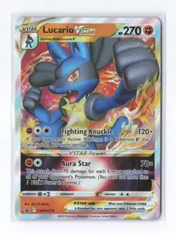 Lucario VSTAR SWSH214 SWSH: Sword & Shield Promo Cards Holo - Pokemon Card - Image 1