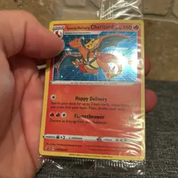 2 Special Delivery Charizard SWSH075 Sword & Shield Cards (1 Has A Holo Bleed) - Image 3