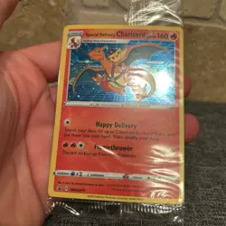 2 Special Delivery Charizard SWSH075 Sword & Shield Cards (1 Has A Holo Bleed) - Image 4
