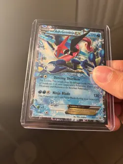 Ash Greninja EX Promo Card Used With Hard And Soft Sleeve - Image 2