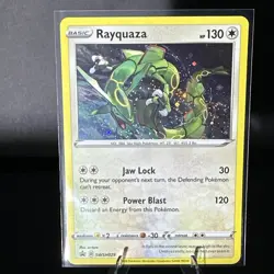 Rayquaza SWSH029 SWSH: Sword & Shield Promo Cards Holo Swirl Pokemon TCG Card NM - Image 2