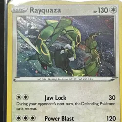 Rayquaza SWSH029 SWSH: Sword & Shield Promo Cards Holo Swirl Pokemon TCG Card NM - Image 4