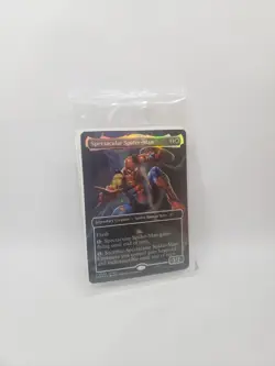 Magic The Gathering Spectacular Spiderman Card Marvel Legends Exclusive - Image 1