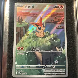 Pokemon Victini #208 Black Star Promo Card Scarlet Violet Holo NM/M - Image 1