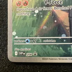 Pokemon Victini #208 Black Star Promo Card Scarlet Violet Holo NM/M - Image 5