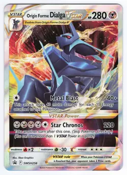 Origin Forme Dialga VSTAR SWSH256 - Jumbo Card - NM - Image 1