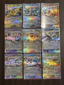 Pokemon Card Eevee Evolution RR 9 card set sv8a Terastal Festival ex Japanese NM - Image 1