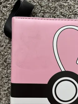 Pokemon TCG Pink White Sylveon Zip Up 55 Pages and Holds 440 Card Binder - Image 4