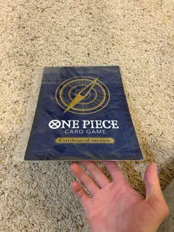 One Piece Card Game - Certificate of Our Crew Oversized Luffy 1/1000 - Image 3