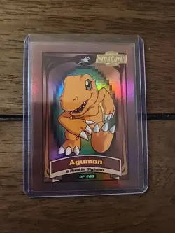 Agumon 2000 Bandai Digimon Animated Series 2 Foil Chase Card D1 Rookie SSP - Image 1