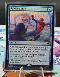 Spider-Sense #46 FOIL Rare - MTG Marvel's Spider-Man SPM Pack Fresh - Image 1