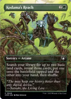 MTG Kodama's Reach (Borderless) (649) | NM | Commander Masters {CMM} - Image 1