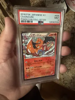 PSA 9 Charizard 005/032 Pokemon XY Pokekyun Collection Japanese 2016 1st ED - Image 1