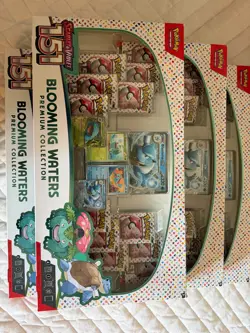 Pokemon 151 Blooming Waters Premium Collection Scarlet & Violet LOT OF 4 - Image 1