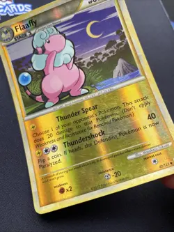 Pokemon TCG Flaaffy Heartgold & Soulsilver 42/123 Reverse Holo MP. - Image 3