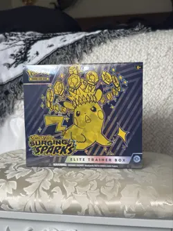 Pokemon TCG Scarlet & Violet Surging Sparks Elite Trainer Box ETB New Sealed - Image 1