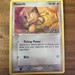 Meowth 77/113 Reverse Holo EX Delta Species 2005 Pokemon TCG - Image 1