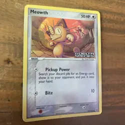 Meowth 77/113 Reverse Holo EX Delta Species 2005 Pokemon TCG - Image 2