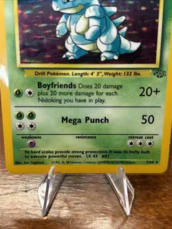 Pokemon TCG Nidoqueen Holo Rare Unlimited Jungle 7/64 - Image 2