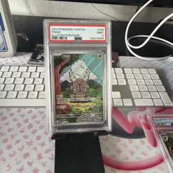 2024 POKEMON TWM EN-TWILIGHT MASQUERADE ILLUSTRATION RARE #168 PINSIR PSA 9 - Image 1