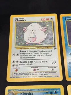 Vintage Pokemon TCG Holo Rare lot Neo Genesis, Jungle, Base Set 2, Fossil MP/HP - Image 2
