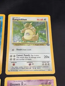 Vintage Pokemon TCG Holo Rare lot Neo Genesis, Jungle, Base Set 2, Fossil MP/HP - Image 4