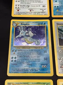 Vintage Pokemon TCG Holo Rare lot Neo Genesis, Jungle, Base Set 2, Fossil MP/HP - Image 5