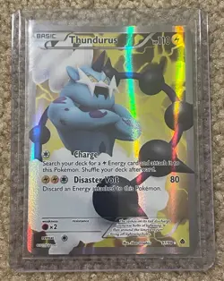 Thundurus Full Art 97/98 Emerging Powers Holo Near Mint Pokemon TCG - Image 1