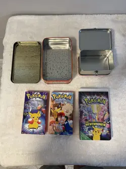 Vintage Pokemon Collection WOTC Lot Of 5. Pokemon Movies And Pokemon Containers. - Image 2