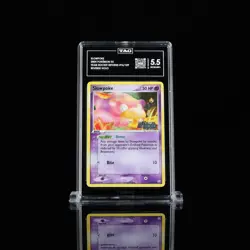 2004 POKEMON EX SLOWPOKE REVERSE FOIL TEAM ROCKET RETURNS #76 TAG 5.5 Excellent - Image 1