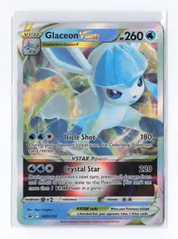 Pokemon TCG Glaceon VSTAR SWSH197 Sword & Shield BLACK STAR PROMO - Image 1