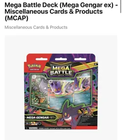 Pokemon TCG Mega Battle Deck (Mega Gengar ex) Factory Sealed Brand New - Image 4