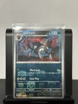 Pokemon White Flare Zoroark 062/086 (Masterball Pattern) Reverse Holo Rare NM - Image 1