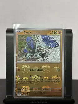 Pokemon White Flare Sawk 049/086 (Masterball Pattern) Reverse Holo NM - Image 1
