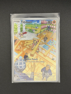 Timburr 183/167 - Illustration Rare Holo - Pokemon SV06 Twilight Masquerade - NM - Image 1