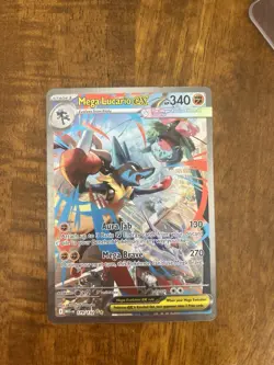 Mega Lucario ex SIR 179/132 Special Illustration Rare Mega Evolutions LP Pokemon - Image 1