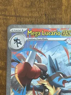 Mega Lucario ex SIR 179/132 Special Illustration Rare Mega Evolutions LP Pokemon - Image 4