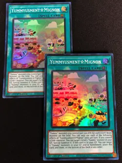 Yugioh Yummyusment Mignon JUSH-EN023 1st Super x2 (NM) - Image 1