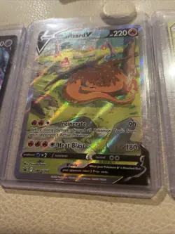 3 Card Pokemon Card Lot. Calyrex V, Charizard V, And Espeon Deoxys Gx - Image 3