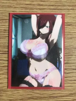 Fairy Tail Erza Scarlet ACG Goddess Sexy Lingerie Special Waifu Doujin NM Card - Image 1