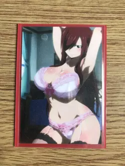 Fairy Tail Erza Scarlet ACG Goddess Sexy Lingerie Special Waifu Doujin NM Card - Image 2
