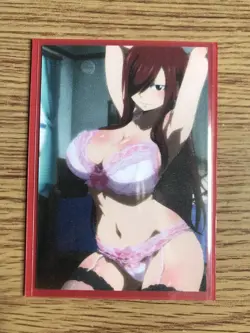 Fairy Tail Erza Scarlet ACG Goddess Sexy Lingerie Special Waifu Doujin NM Card - Image 3