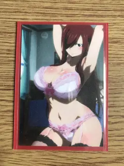 Fairy Tail Erza Scarlet ACG Goddess Sexy Lingerie Special Waifu Doujin NM Card - Image 5